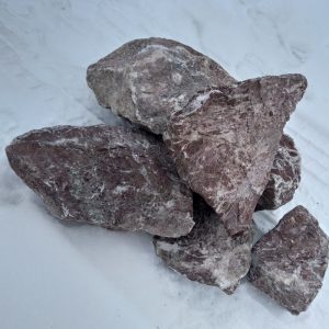 Bryłki purpurowo-białe